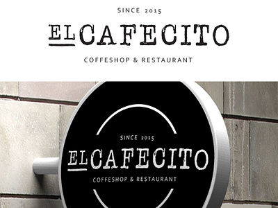 Logo design for El Cafecito