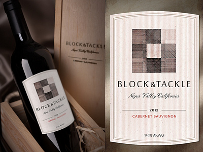 Label design for Block & Tackle