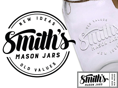 Logo design for Smiths Mason Jars