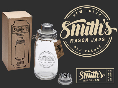 Logo branding for Smiths Mason Jars