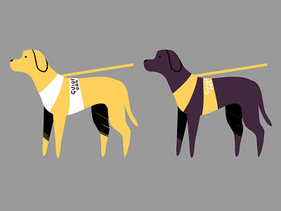 Guide Doggos 2d animation animation character design design dogs motion design motion graphics