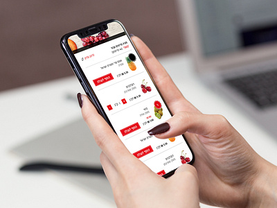 UX/UI for an online Supermarket Ordering System app responsive ui ux webdesign