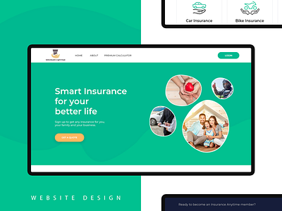 Insurance Company Website Design