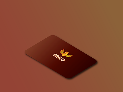 Business card for the company Enko