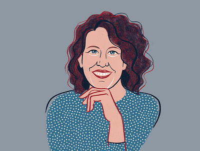 Christina Jarvis christina jarvis digital drawing editorial face girl illustration portrait woman writer