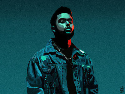 WEEKND digital art graphic design illustration