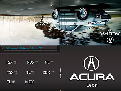 Acura León animation diseño gráfico interaction