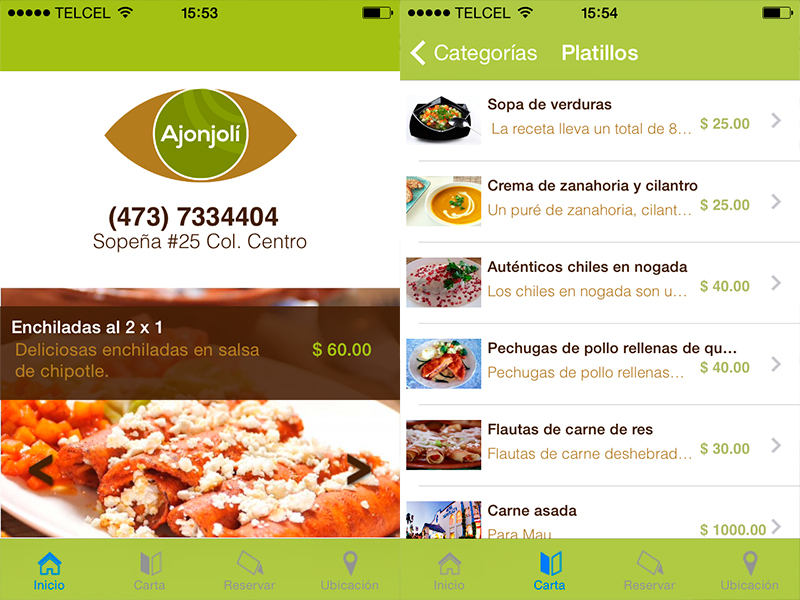 Apps Ajonjoli By Mangel Squin On Dribbble