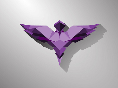 Rise Up flat gavin simpson geometry illustrator origami purple shadow vector
