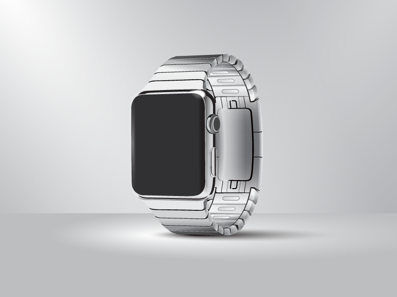 Apple Watch Free Vector (Illustrator) apple iwatch watch illustrator vector