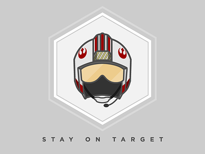 Stay On Target han solo jedi luke rebel skywalker star wars