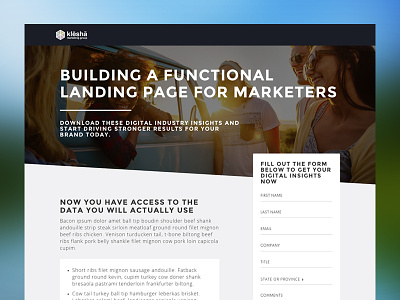 Awesome Landing Page Template animation bootstrap css3 form html html5 landing page web design