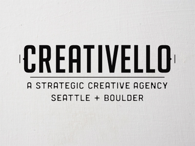 Creativello Identity americana logo