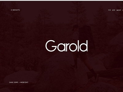 Garold Elegant Typeface