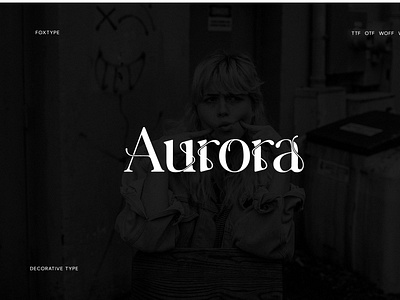 Aurora Display Typeface