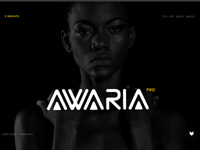 Awaria Pro Display Typeface