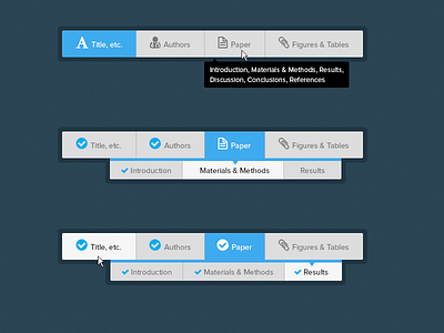 Progress Tracker Nav navigation progress progress tracker sequential