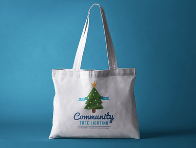 Community Tree Lighting Logo brand identity branding branding and identity design graphic design illustration illustrator logo vector