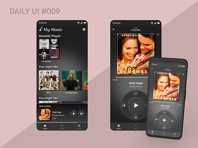 Music Player #Dailyui #009