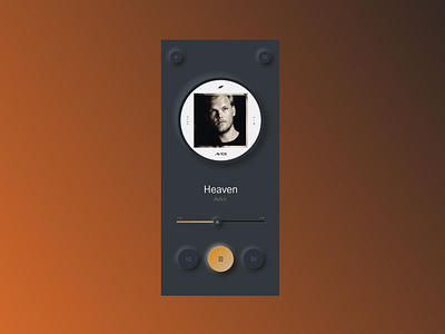 Music App Neumorphism UI