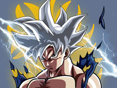 Goku illustration(Dragon Ball Z). cartoon illustration character illustration goku illustration graphic designer