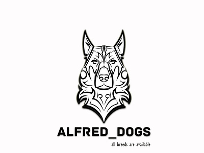 Dog breeder logo 2d branding design graphic design illustration logo