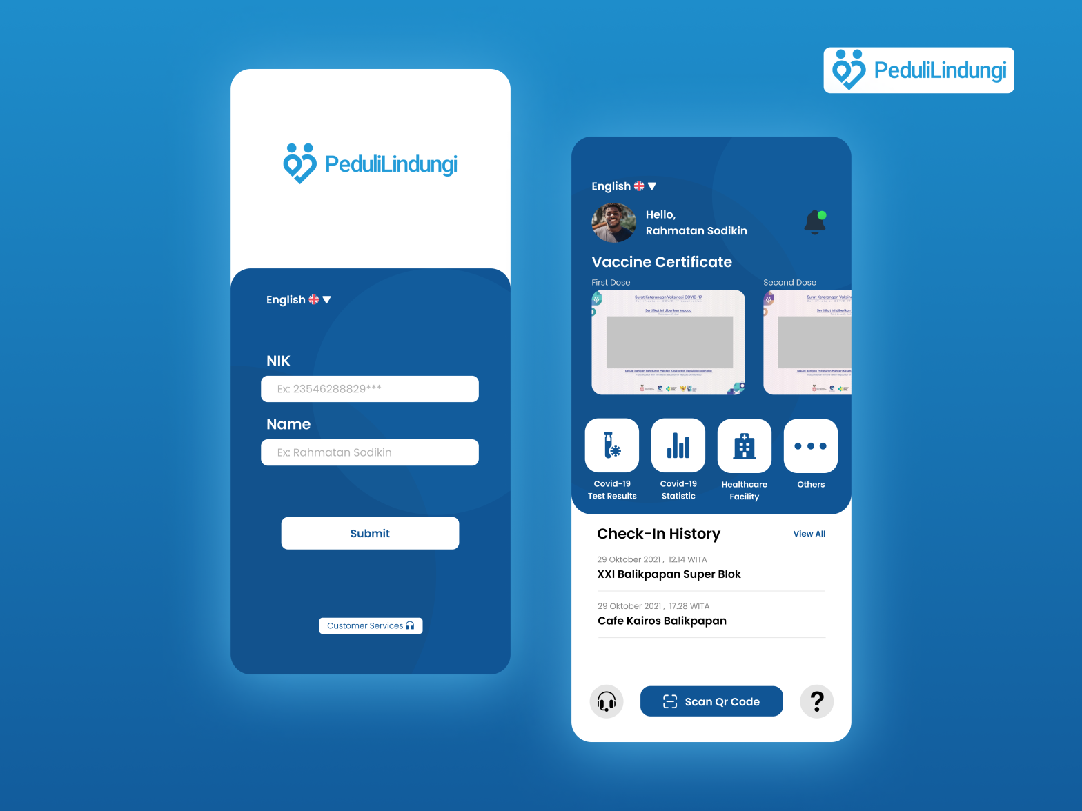 Pedulilindungi App Re Design By Ahmad Naufal Farras On Dribbble