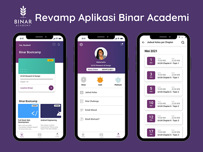 Revamp Aplikasi Binar Academy revamp ui uidesign ux uxdesign uxresearch