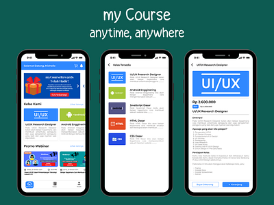 my Course: anytime, anywhere