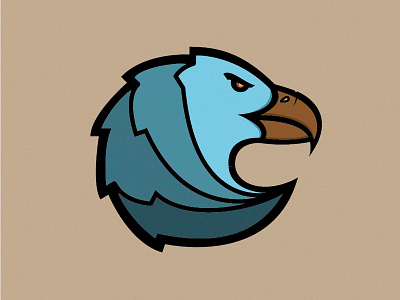 Eagle blue eagle exploration graphic design illustration illustrator
