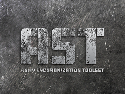 AST Logo/Brand army ast branding illustrator logo military photoshop toolset