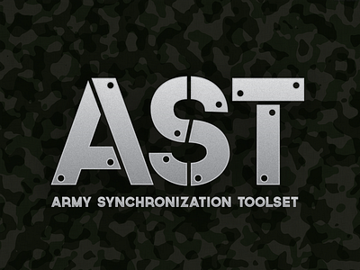 AST Logo/Brand army ast branding illustrator logo military photoshop toolset