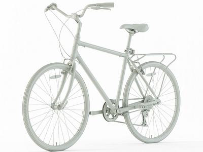 Bike / Clay Renders - 3D Product Vis