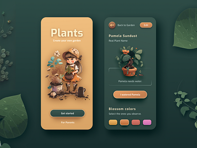 Children Gardening App - Concept