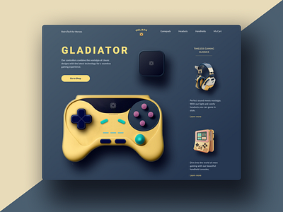 Gamepad Landingpage Exploration