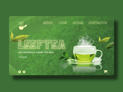 LEEFTEA - Website Concept brand design brand designer branding branding design graphic design landing page ui website website design