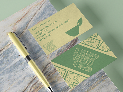 LEEFTEA - Business Card Design brand design brand designer branding branding design business card card design graphic design visitor card