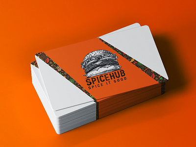 SPICEHUB - Business Card Design brand design brand designer branding branding design business card card design graphic design visitor card