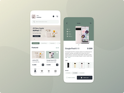 E-commerce App UI Design app design e commerce gadget app interface design product design ui uiux ux