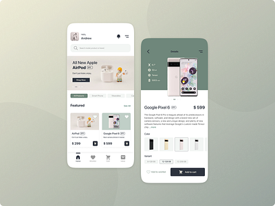 E-commerce App UI Design