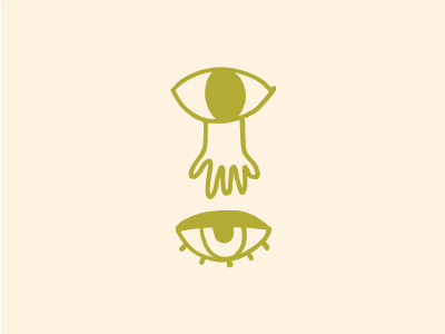Such Eyes cryptic eyes hands illustration