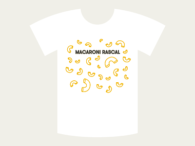 Macaroni Rascal Tee macaroni pasta rascal