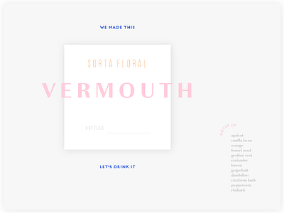 vermouth label type exploration