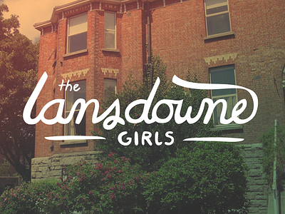 The Lansdowne Girls apartment calligraphy girls ireland script