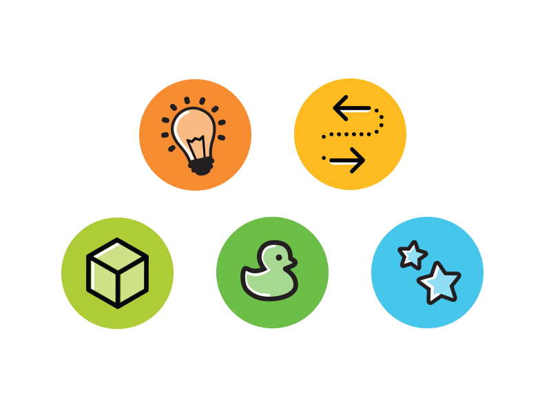Preschool Icon Set By Maggie Hollander On Dribbble