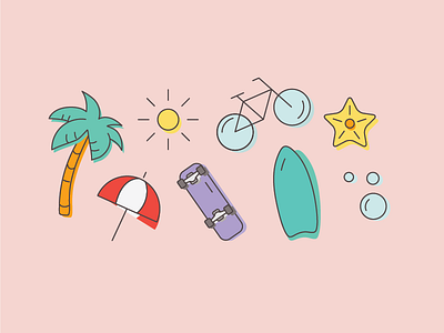 Beach Stickers