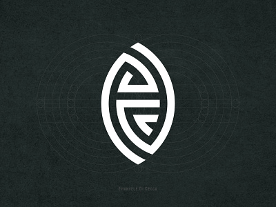 EDC balance brand identity edc logo mark monogram personal symbol symmetry vector