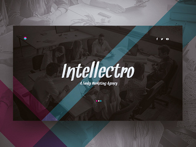Intellectro • Prototype animation clean design gif illustration minimal photoshop responsive simple ui ux web
