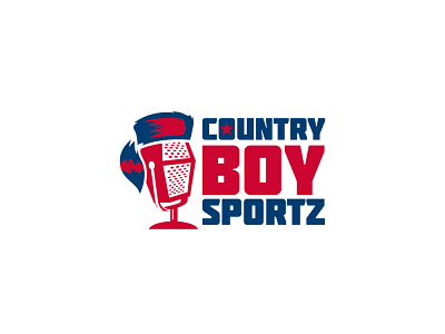 Logo design for "Country BOY Sportz" art athlete concept deal design designer flat icon illustration logo logo design media product sell shirt social sport vector