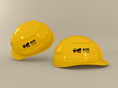 Branding branding construction helmet design graphic design helmet illustration logo logo constraction rental of special equipment vector